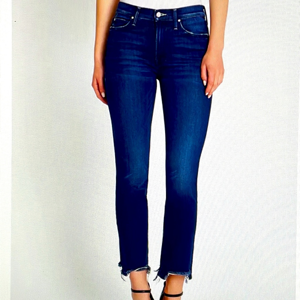 Mother Denim The Rascal, Ankle, Chew Jeans